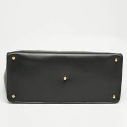 Pre Owned حقيبة يد فندي "واي" متوسطة جلد أسود