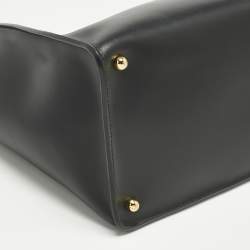 Pre Owned حقيبة يد فندي "واي" متوسطة جلد أسود