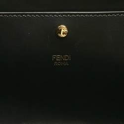 Pre Owned حقيبة يد فندي "واي" متوسطة جلد أسود