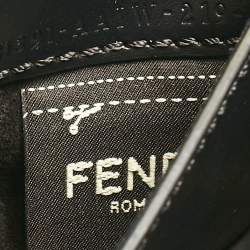 Pre Owned حقيبة يد فندي "واي" متوسطة جلد أسود