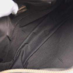 Pre Owned Fendi Black Zucchino Shoulder Bag