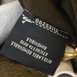 Pre Owned Fendi Brown Leather Peekaboo 2way Handbag