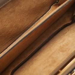 مملوكة مسبقًا Fendi Dark Beige Leather Touch Shoulder Bag