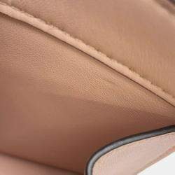 Pre Owned Fendi Peekaboo Icy You Beige Leather Size Petit (Mini)