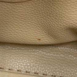 Pre Owned Fendi Selleria Peekaboo Brown Leather Size Regular