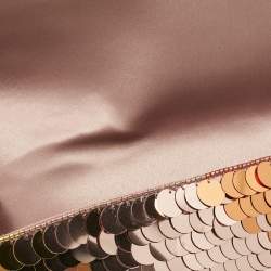 Pre Owned Fendi Multicolor Sequins Medium Baguette Bag