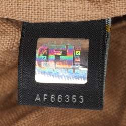 Pre Owned Fendi Tobacco Zucca Canvas and Leather Spy Moro Hobo