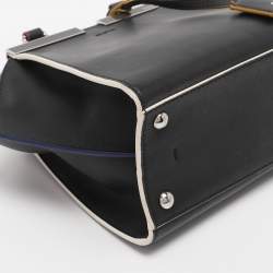 Pre Owned Fendi Black Leather Petite 3Jours Tote