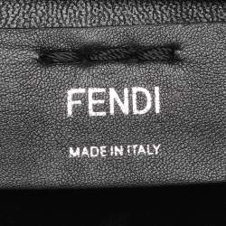 Pre Owned Fendi Black Leather Petite 3Jours Tote