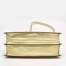 مملوكة مسبقًا Fendi x Versace Perforated Leather Medium Peekaboo ISeeU Top Handle Bag