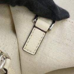 Pre Owned Fendi Shopping Bag Beige Canvas
