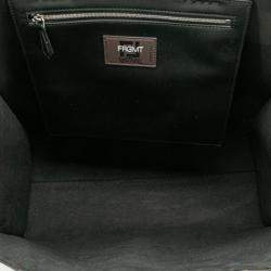 Pre Owned Fendi X Fragment Pokemon Dragonite Sunshine Brown Canvas Leather Tote Bag 