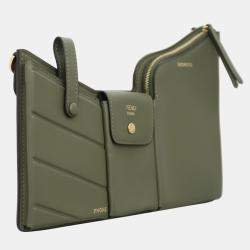 Pre Owned 3 Pockets Crossbody Bag