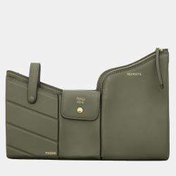Pre Owned 3 Pockets Crossbody Bag
