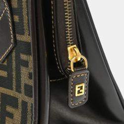 Pre Owned Fendi Brown Zucca Handbag