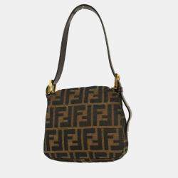 Pre Owned Fendi Brown Zucca Handbag