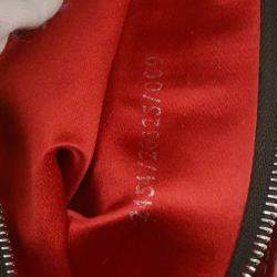 Pre Owned Fendi Red Beaded Mamma Baguette Handbag