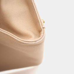 Pre Owned Fendi Medium Brown Canvas Sunshine Shopper Tote