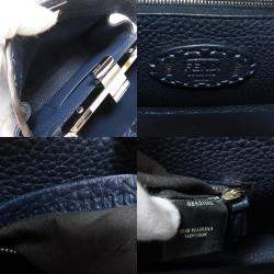 Pre Owned Fendi Peekaboo Mini Selleria Handbag In Calf Leather