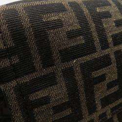 Pre Owned Fendi Fragment 2-Way Tote Bag Pokemon Dragonite Brown/Black Canvas