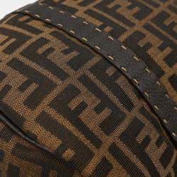 Pre Owned Fendi Brown Zucca Duffle Bag