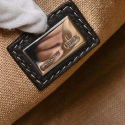 Pre Owned Fendi Brown Zucca Duffle Bag