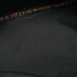 Pre Owned Fendi Black/Brown Canvas Logo Tote