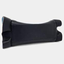 Pre Owned Fendi Black Leather Peekaboo Mini