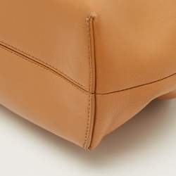 Pre Owned Fendi Brown Leather Medium First Shoulder Bag