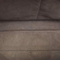 Pre Owned Fendi Blue Leather Dotcom Top Handle Bag