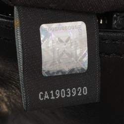 Pre Owned Fendi Black Leather Maxi Baguette Flap Shoulder Bag