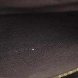 Pre Owned Fendi Black Leather Maxi Baguette Flap Shoulder Bag