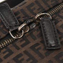 Pre Owned Fendi Brown Zucchino Handbag