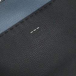 Pre Owned Fendi Navy Blue By The Way 2way Business Bag