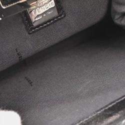 Pre Owned Fendi Black Nylon Handbag