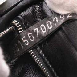 Pre Owned Fendi Black Nylon Handbag