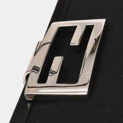 Pre Owned Fendi Black Nylon Handbag