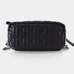 Pre Owned Fendi Mini Nappa FF Embossed Backpack
