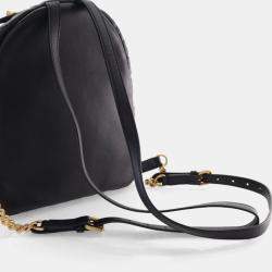 Pre Owned Fendi Mini Nappa FF Embossed Backpack