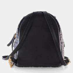 Pre Owned Fendi Mini Nappa FF Embossed Backpack