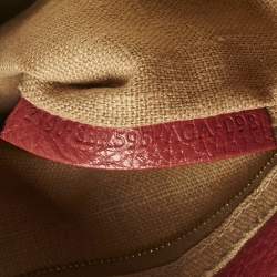 Pre Owned Fendi Red Selleria Leather Pomodorino Bag