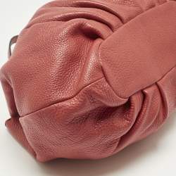 Pre Owned Fendi Red Selleria Leather Pomodorino Bag