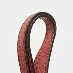 Pre Owned Fendi Red Selleria Leather Pomodorino Bag