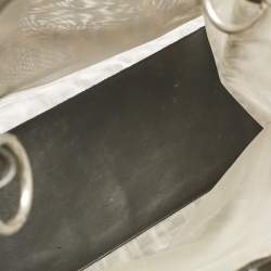 Pre Owned Fendi Tobacco/Black FF Mesh and Leather Large Runaway Shopper Tote