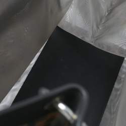 Pre Owned Fendi Tobacco/Black FF Mesh and Leather Large Runaway Shopper Tote