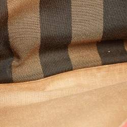 Pre Owned Fendi Red Pequin Embossed Leather Large Claudia Shoulder Bag