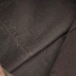 Pre Owned Fendi Tobacco Zucca Canvas Flap Crossbody Bag