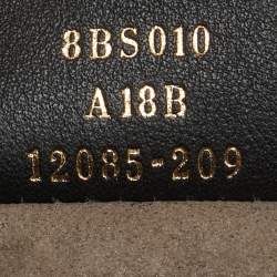 Pre Owned Fendi Grey Leather Mini Mon Tresor Bucket Bag