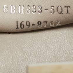 Pre Owned Fendi Light Beige Leather Petite 3Jours Tote