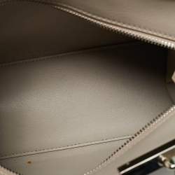 Pre Owned Fendi Light Beige Leather Petite 3Jours Tote